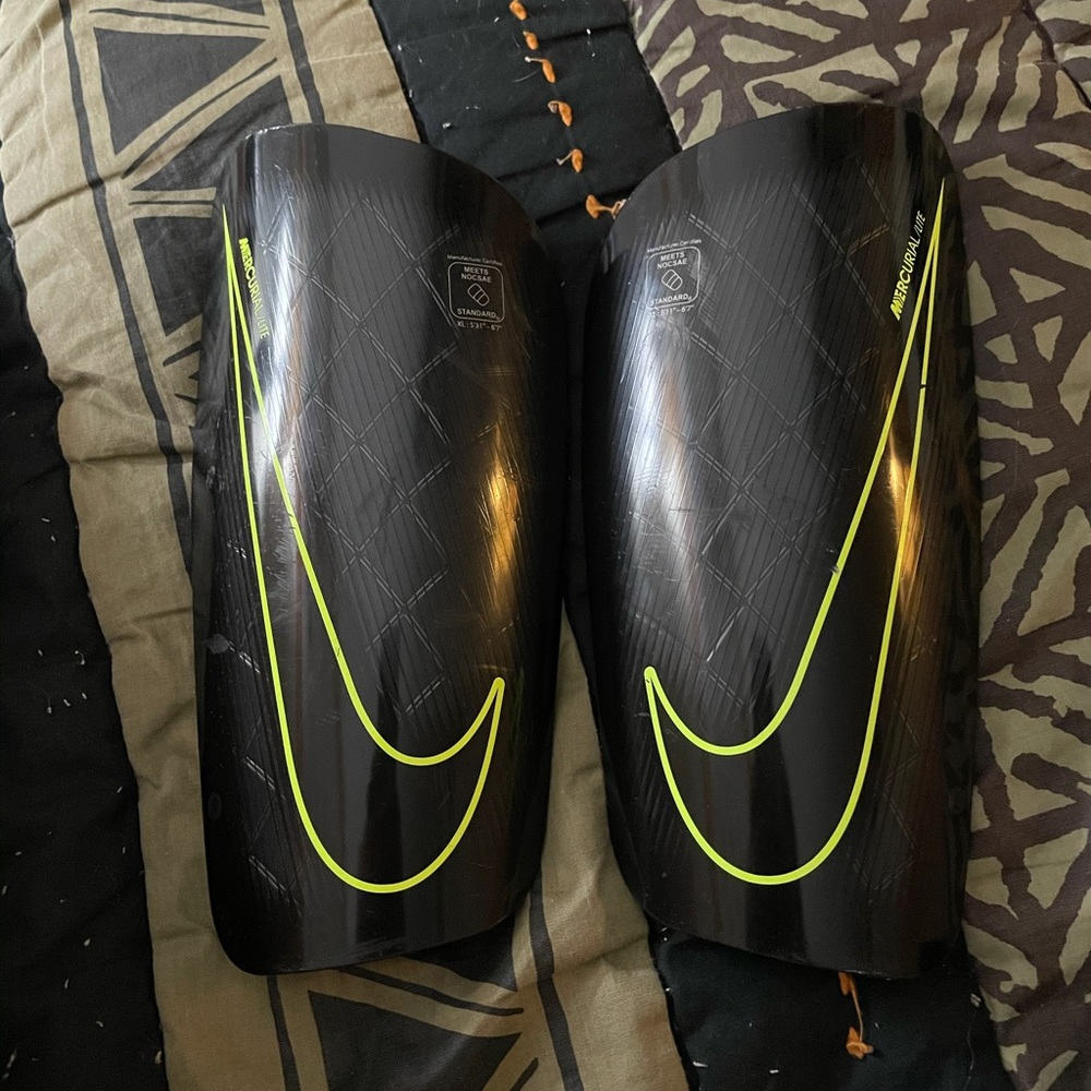 Black Nike Shinguards Soccer